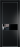 Межкомнатная дверь Profil Doors 17 PA Серебро Lacobel Черный лак Блэк