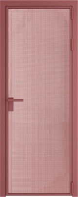 Алюминиевая дверь Profil Doors 1 AG Красный антрацит Кризет Розовый