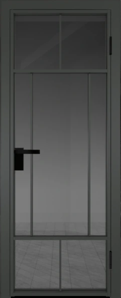 Алюминиевая дверь Profil Doors 10 AG Серая ночь Тонированное