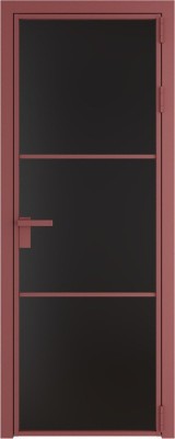 Алюминиевая дверь Profil Doors 13 AG Красный антрацит Монохром черный