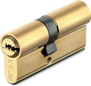 Цилиндровый Kale kilit (Кале килит) механизм 164 SN/80 (30+10+40) mm латунь 5 кл.