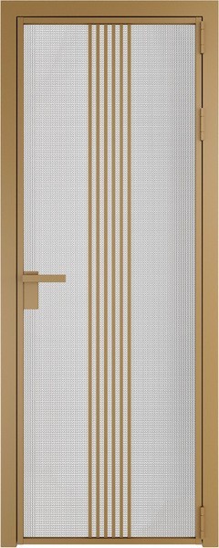 Алюминиевая дверь Profil Doors 18 AG Золото Кризет