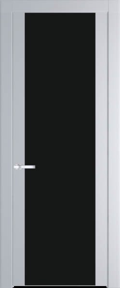 Межкомнатная дверь Profil Doors 1.7 P Монохром черный Лайт Грей (RAL 870-01)
