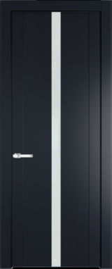 Межкомнатная дверь Profil Doors 1.8 P Белый лак Нэви Блу (RAL 7016)