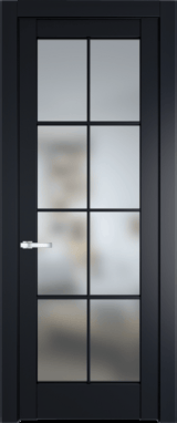 Межкомнатная дверь Profil Doors 4.1.2 (p.8) Нэви Блу (RAL 7016) Матовое