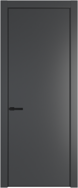 Межкомнатная дверь Profil Doors Orange 1 PE.O Графит (Pantone 425С) Черный матовый RAL9005