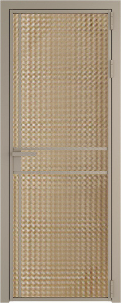 Алюминиевая дверь Profil Doors 9 AG Никель матовый Кризет Золото