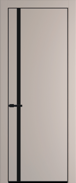 Межкомнатная дверь Profil Doors 21 PA Черный матовый RAL9005 Монохром черный Сэнд