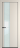 Межкомнатная дверь Profil Doors 19 PA Черный матовый RAL9005 Lacobel Белый лак Кремовая Магнолия (RAL 120-04)