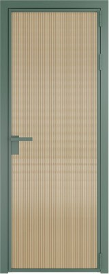 Алюминиевая дверь Profil Doors 1 AG Зеленый воск Мору Золото