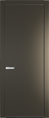 Межкомнатная дверь Profil Doors 1 PA Серая ночь Перламутр бронза