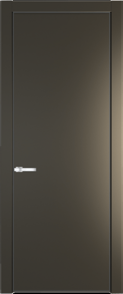 Межкомнатная дверь Profil Doors 1 PA Серая ночь Перламутр бронза