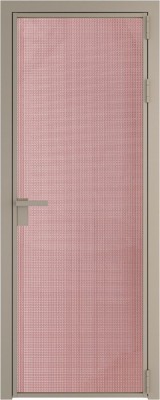 Алюминиевая дверь Profil Doors 1 AG Никель матовый Кризет Розовый