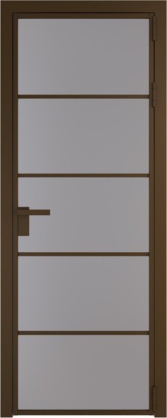 Алюминиевая дверь Profil Doors 14 AG Деорэ Монохром серый
