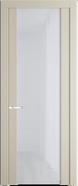 Межкомнатная дверь Profil Doors 1.13 P Белый триплекс Кремовая Магнолия (RAL 120-04)