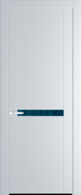 Межкомнатная дверь Profil Doors 1.4 P Зеркало синее Вайт (RAL 110 96 02)