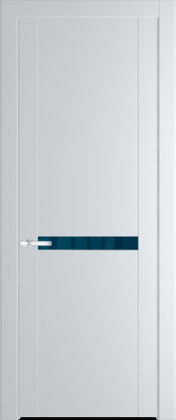 Межкомнатная дверь Profil Doors 1.4 P Зеркало синее Вайт (RAL 110 96 02)