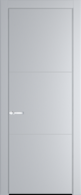 Межкомнатная дверь Profil Doors 13 PE Лайт Грей (RAL 870-01) Серебро