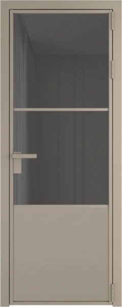 Алюминиевая дверь Profil Doors 20 AG Никель матовый Тонированное