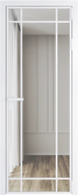 Алюминиевая дверь Profil Doors 5 AG Вайт Прозрачное
