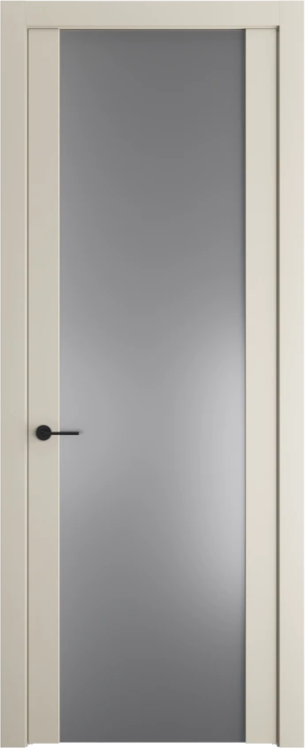 Межкомнатная дверь Profil Doors Orange 1.13P.O Монохром серебро (серебро матлак) Кремовая Магнолия