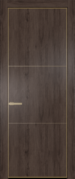 Межкомнатная дверь Profil Doors 13 NA Золото Дуб Тобакко