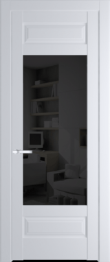 Межкомнатная дверь Profil Doors 4.3.3 PD Вайт (RAL 110 96 02) Черное тонированное