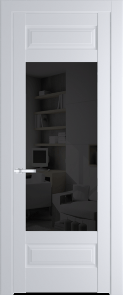 Межкомнатная дверь Profil Doors 4.3.3 PD Вайт (RAL 110 96 02) Черное тонированное