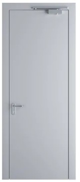 Противопожарная дверь Profil Doors PT 1 эмаль Лайт Грей (RAL 870-01)