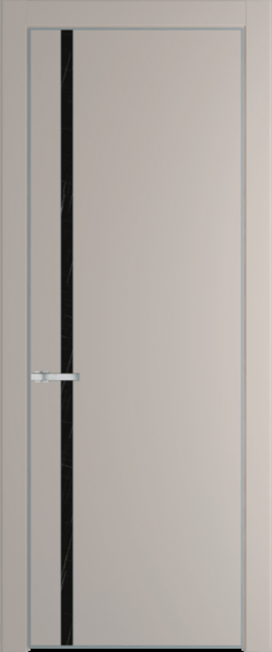 Межкомнатная дверь Profil Doors 21 PA Серебро Неро мрамор Сэнд
