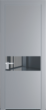 Межкомнатная дверь Profil Doors 17 PA Серебро Зеркало Grey Смоки (RAL 870-02)