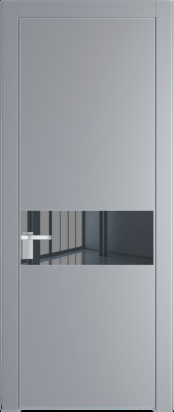 Межкомнатная дверь Profil Doors 17 PA Серебро Зеркало Grey Смоки (RAL 870-02)