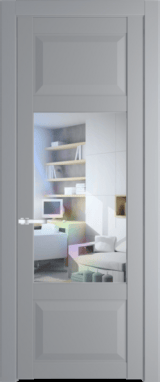 Межкомнатная дверь Profil Doors 1.3.3 PD Прозрачное Смоки (RAL 870-02)