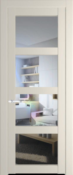 Межкомнатная дверь Profil Doors 1.4.2 PD Прозрачное Кремовая Магнолия (RAL 120-04)