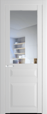 Межкомнатная дверь Profil Doors 1.5.3 PD Прозрачное Крем Вайт (RAL 120-02)