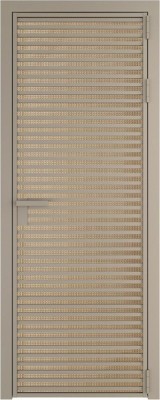 Алюминиевая дверь Profil Doors 12 AG Никель матовый Кризет Золото