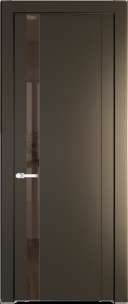 Межкомнатная дверь Profil Doors 1.2 P Зеркало бронзовое Перламутр бронза
