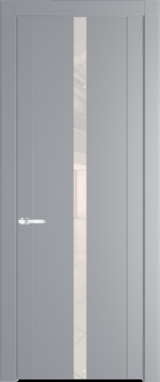 Межкомнатная дверь Profil Doors 1.8 P Lacobel Перламутровый лак Смоки (RAL 870-02)