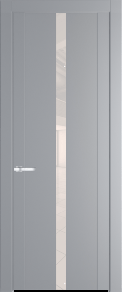 Межкомнатная дверь Profil Doors 1.8 P Lacobel Перламутровый лак Смоки (RAL 870-02)