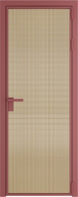 Алюминиевая дверь Profil Doors 1 AG Красный антрацит Мору Золото