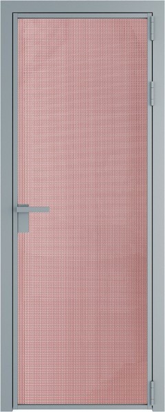 Алюминиевая дверь Profil Doors 1 AG Серебро Кризет Розовый