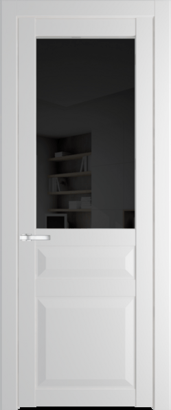 Межкомнатная дверь Profil Doors 1.5.3 PD Черное тонированное Крем Вайт (RAL 120-02)