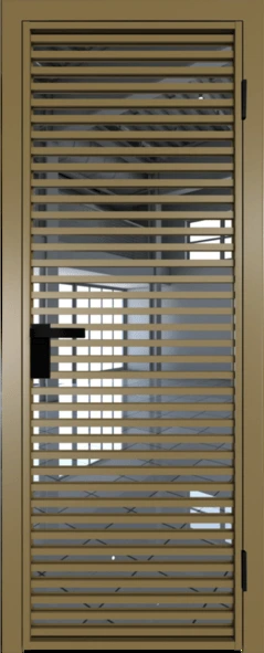 Алюминиевая дверь Profil Doors 12 AG Золото Зеркало