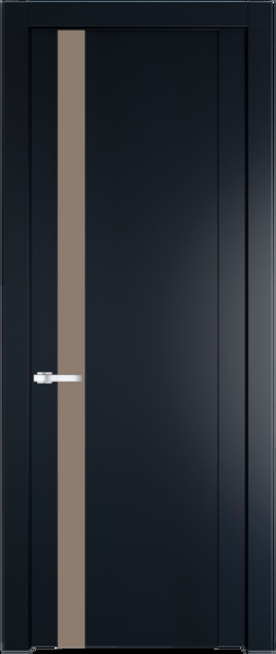 Межкомнатная дверь Profil Doors 1.2 P Монохром капучино Нэви Блу (RAL 7016)