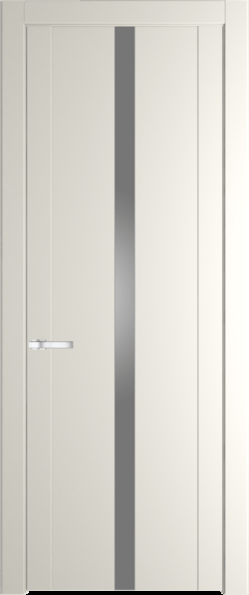 Межкомнатная дверь Profil Doors 1.8 P Монохром серебро (серебро матлак) Перламутр белый