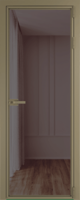Алюминиевая дверь Profil Doors Orange 1AX.O Золотистая бронза Шампань