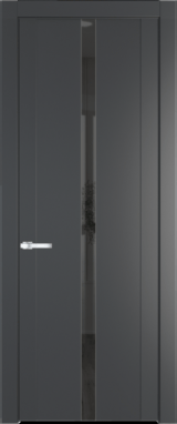 Межкомнатная дверь Profil Doors 1.8 P Зеркало серое Графит (Pantone 425С)