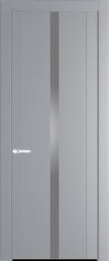 Межкомнатная дверь Profil Doors 1.8 P Lacobel Серебряный лак Смоки (RAL 870-02)