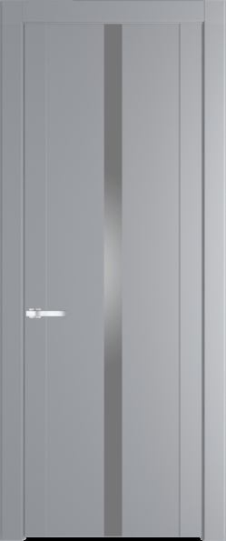 Межкомнатная дверь Profil Doors 1.8 P Lacobel Серебряный лак Смоки (RAL 870-02)