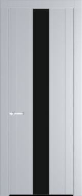 Межкомнатная дверь Profil Doors 1.9 P Монохром черный Лайт Грей (RAL 870-01)